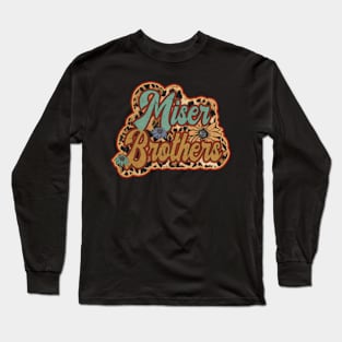 Retro Miser Gifts Name Brothers Flowers Personalized Styles Long Sleeve T-Shirt